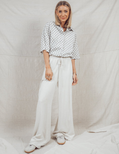 Lena Linen Cargo Pants