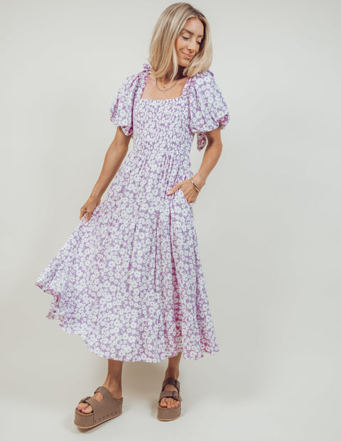 Gia Floral Midi Dress