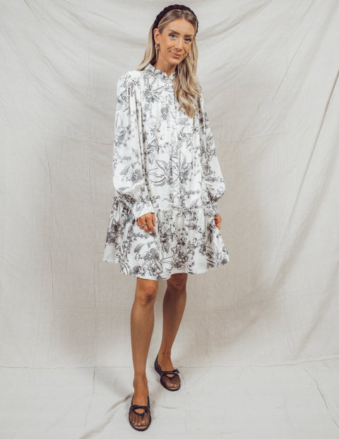 Tonya Floral Printed Dress