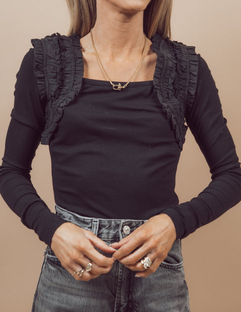 Emi Ruffle Top