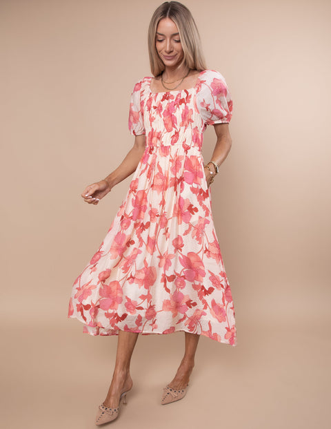 Vallet Floral Dress