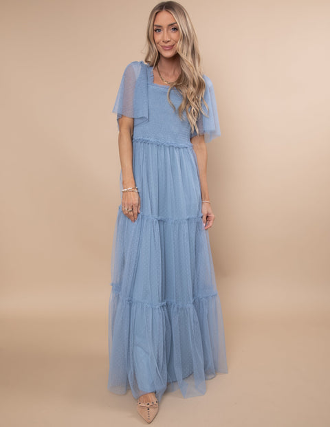 Gwenyth Mesh Maxi Dress