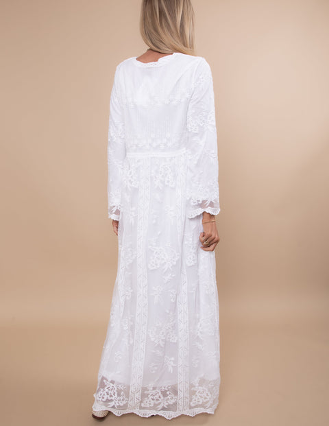 Julia Lace Maxi Temple Dress
