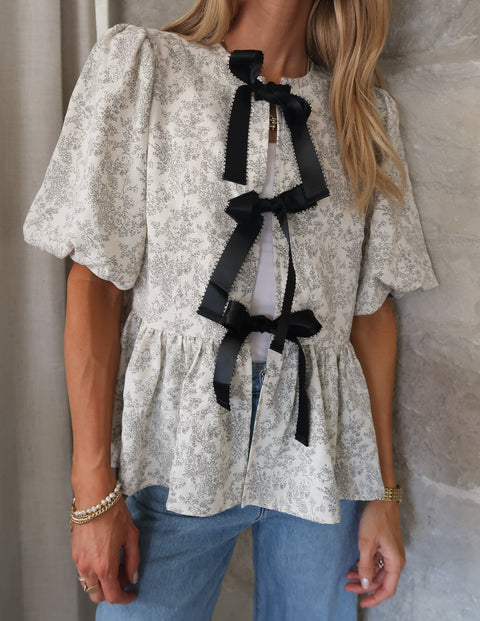 Cheltsey Floral Peplum