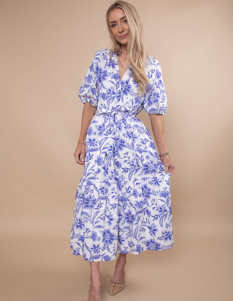 Stewart Floral Midi Dress