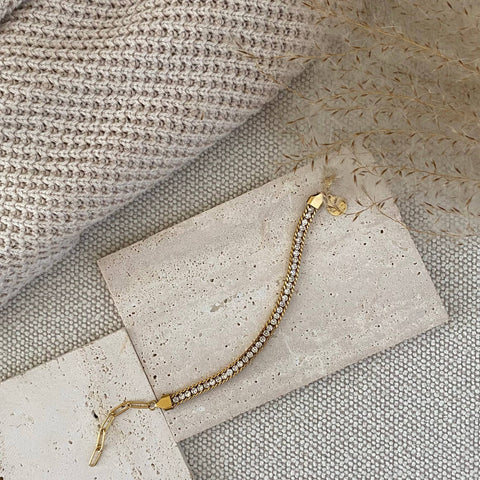 Sparked in Love Tennis Bracelet