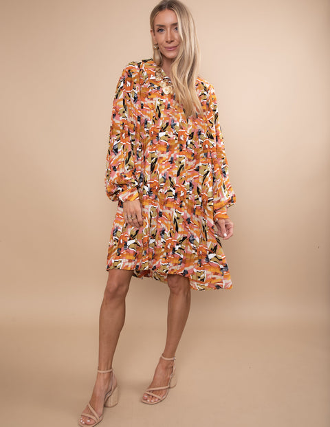 Canvas Crush Pleated Dress
