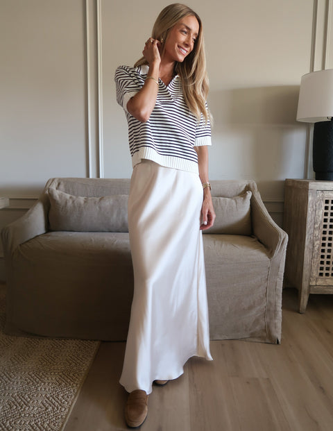 Annabelle Satin Skirt