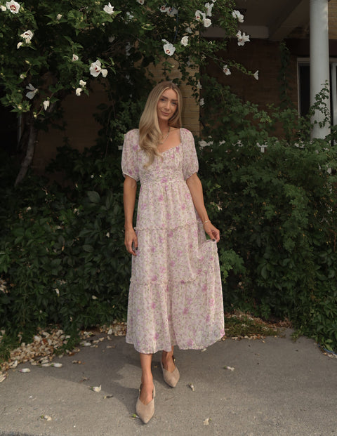 Blush Daydream Floral Dress