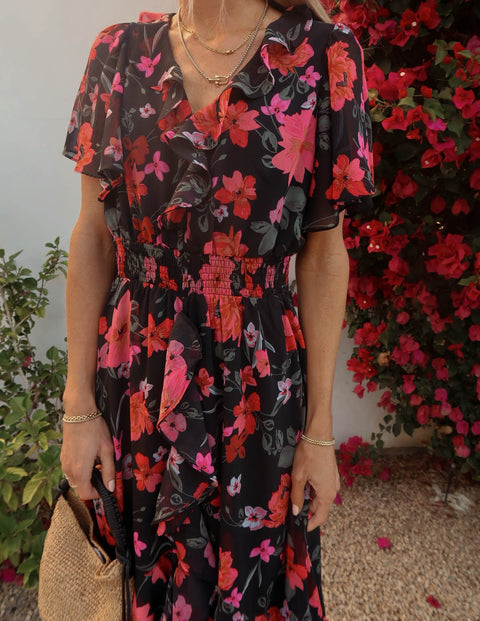 Roma Floral Dress