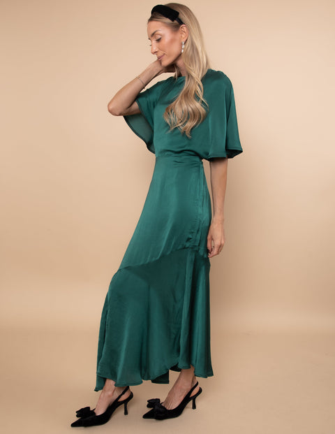 Genevieve Flutter Sleeve Dress