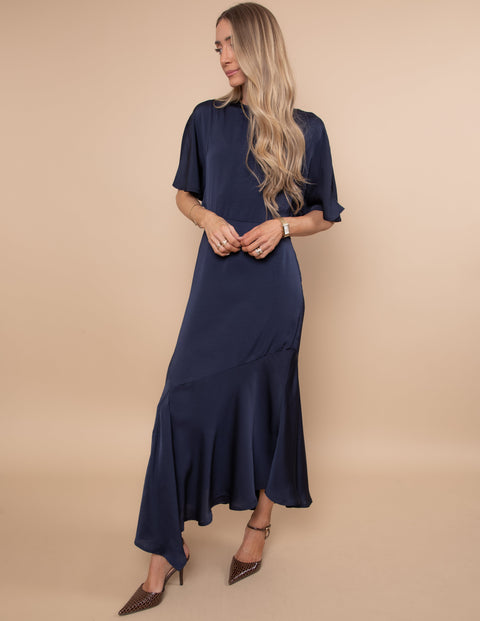 Genevieve Flutter Sleeve Dress