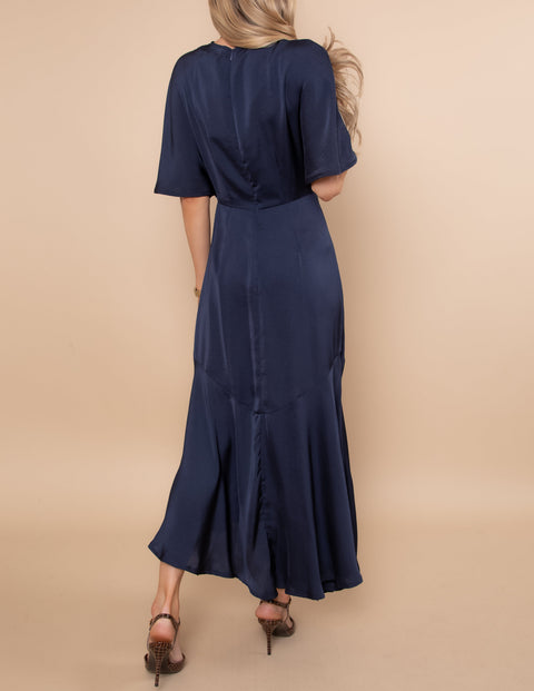 Genevieve Flutter Sleeve Dress