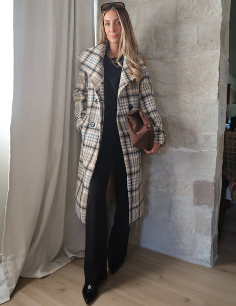 Windsor Check Overcoat
