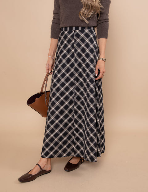 Odette Plaid Skirt