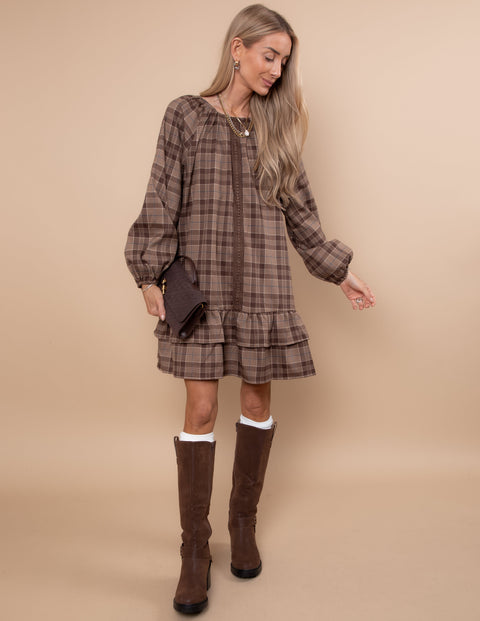 Maple Grove Plaid Dress