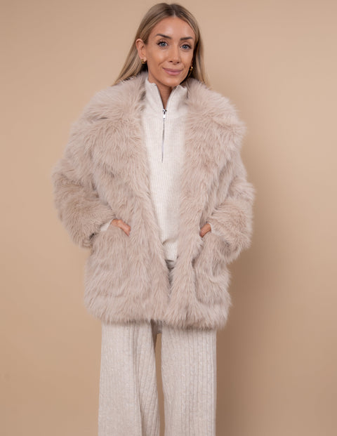 Opulence Faux Fur Coat