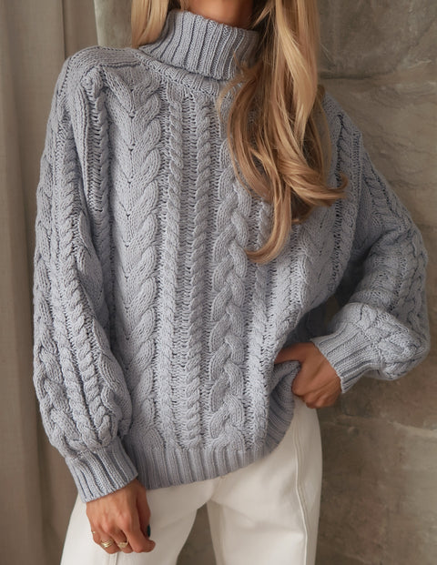 Chalet Braid Knit Sweater