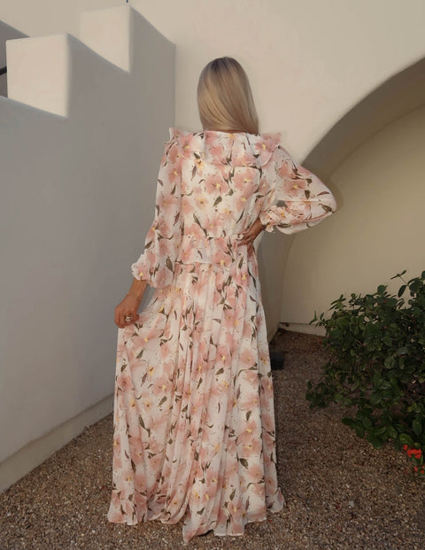 Petal Breeze Maxi Dress