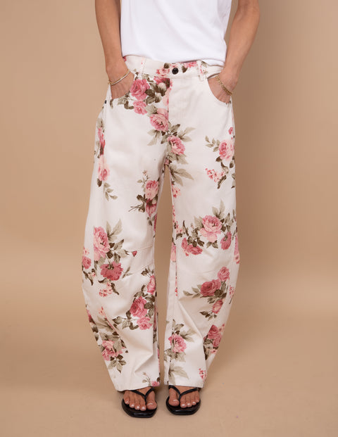 Rose Garden Wide-Leg Pants