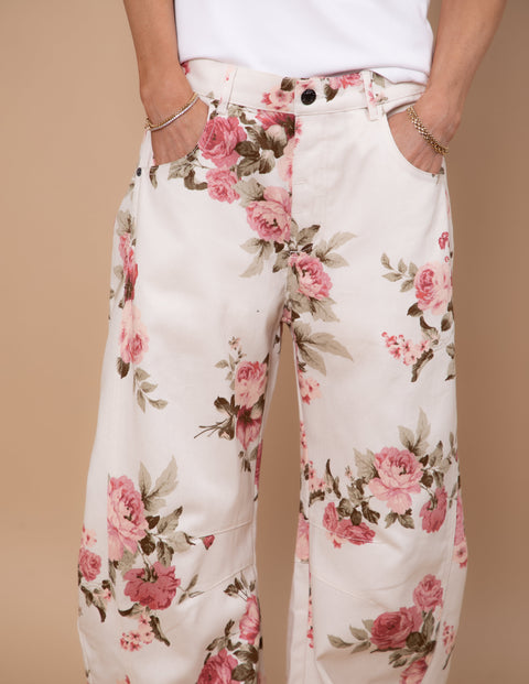 Rose Garden Wide-Leg Pants
