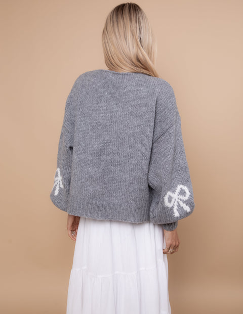Lovie Bow Cardigan