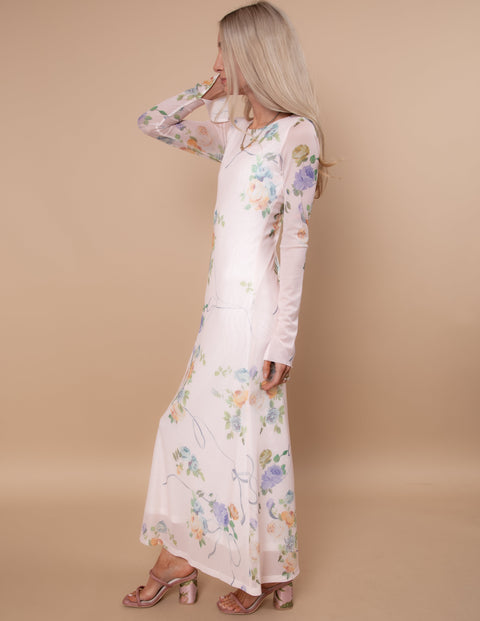 Campbell Mesh Floral Dress Pre-Order