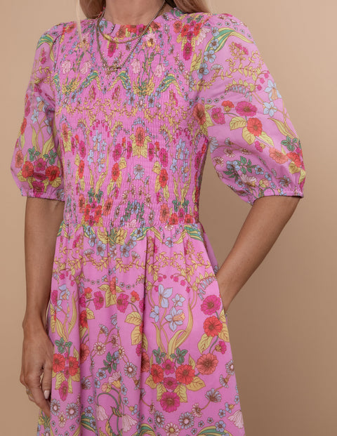 Ramsie Floral Smocked Maxi Dress