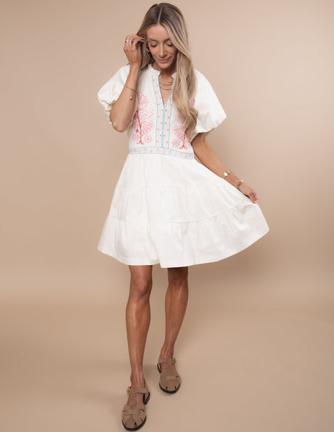 Nick Embroidered Dress