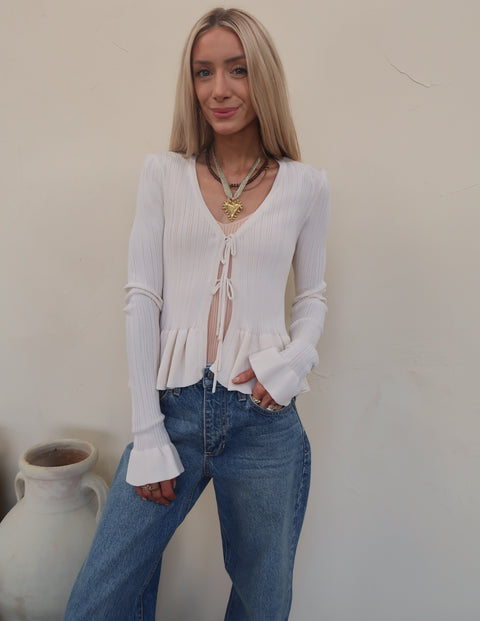Eleanora Ruffle Top