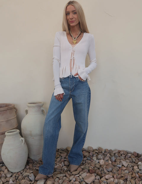 Eleanora Ruffle Top