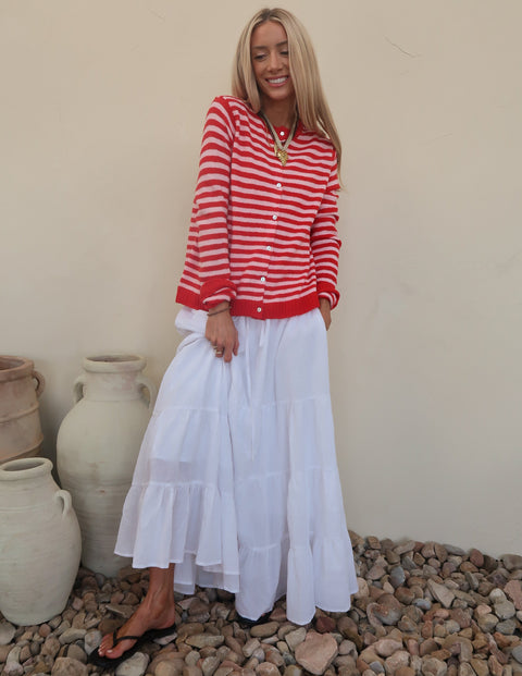 Esmerée Striped Cardigan
