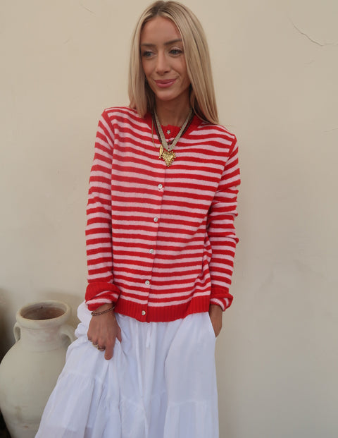 Esmerée Striped Cardigan