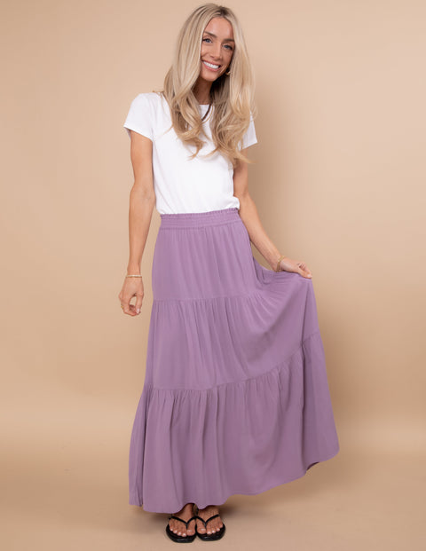 Liora Tiered Maxi Skirt