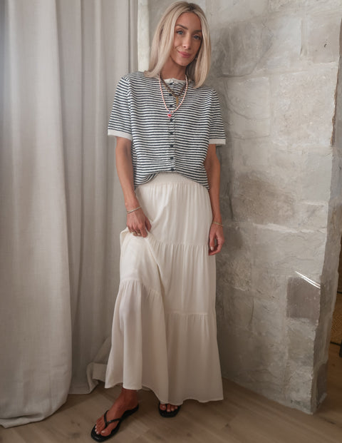 Coastal Button Knit