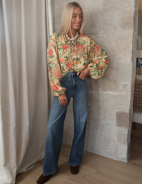 Vale Floral Top
