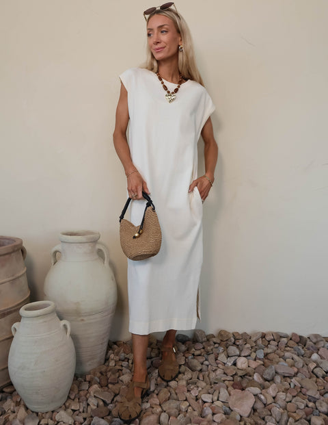 Serene Silhouette Midi Dress