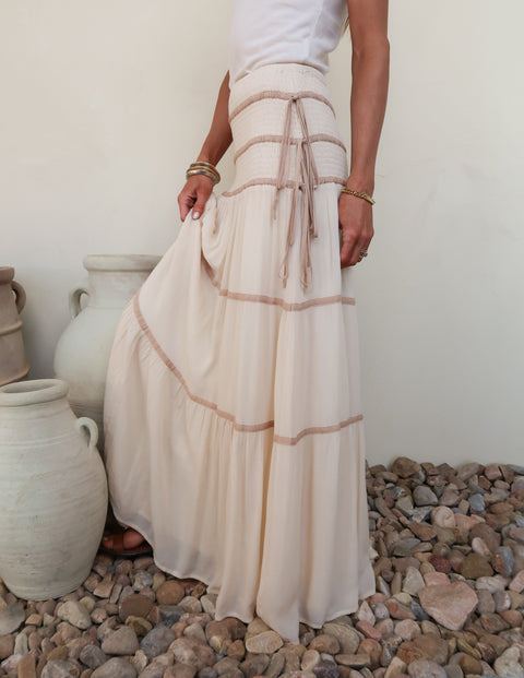 Sahara Breeze Maxi Skirt