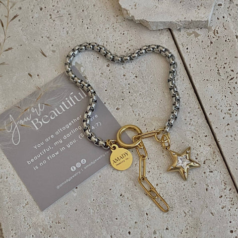 Starlink Mixed Metal Bracelet