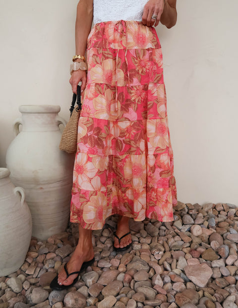 Melany Floral Skirt
