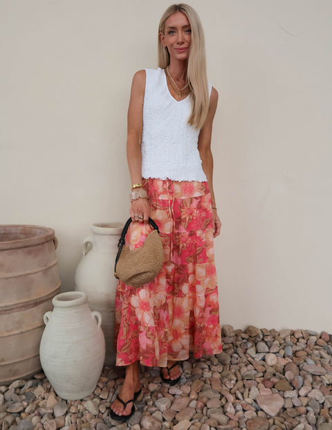 Melany Floral Skirt
