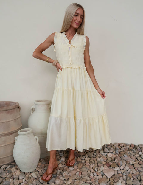 Hattie Tiered Midi Dress