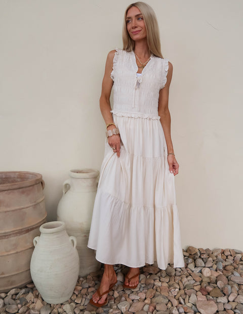 Hattie Tiered Midi Dress