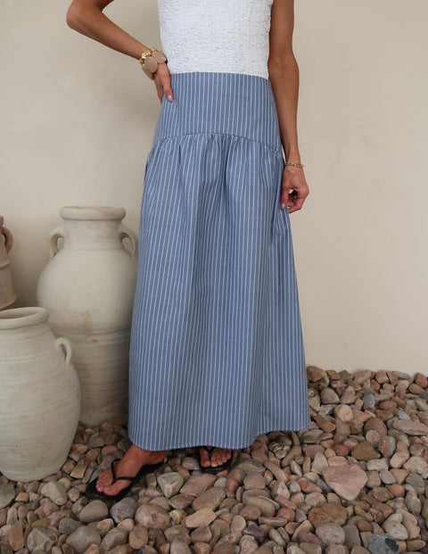 Riviera Stripe Skirt