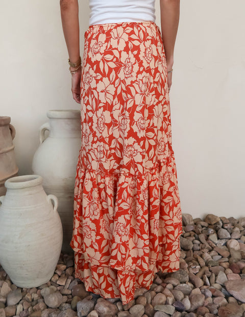 Maribel Garden Ruffle Skirt