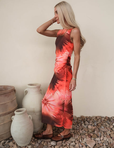 Solar Flare Mesh Dress
