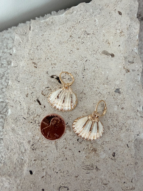 Malibu Shell Drop Earring
