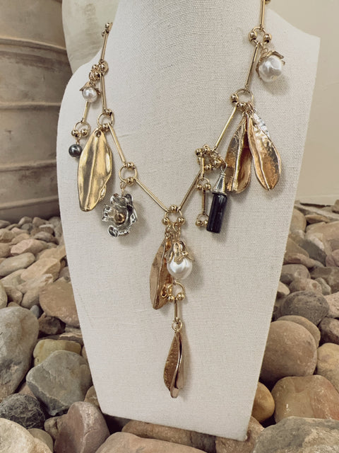 Leaf Statement Necklace