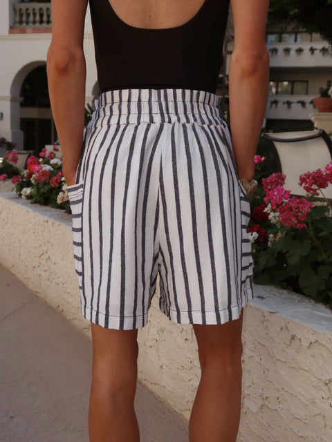Seaside Relaxed Stripe Shorts
