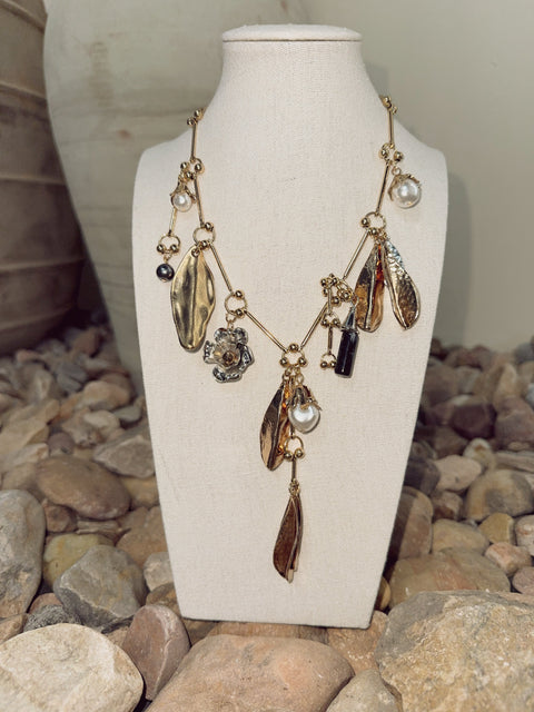 Leaf Statement Necklace